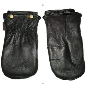 DEERSKIN MITT WITH REMOVABLE THINSULATE LINER XL